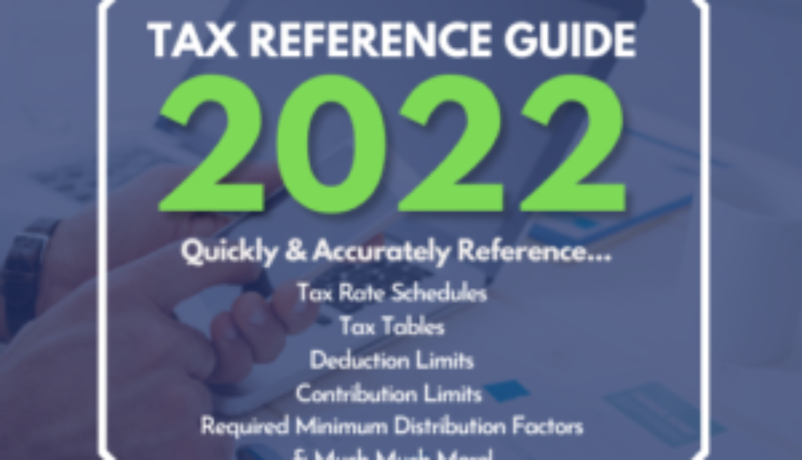 Tax Reference Guide 2022